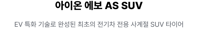 아이온 에보 AS SUV
